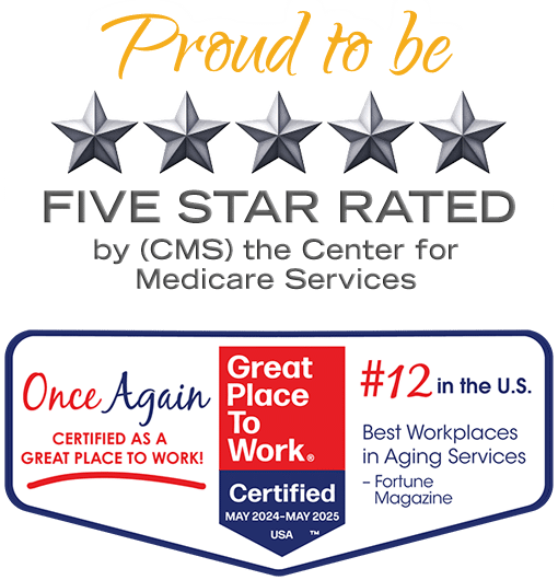 7 years in a row great place to work badge. Number 3 in the U.S.