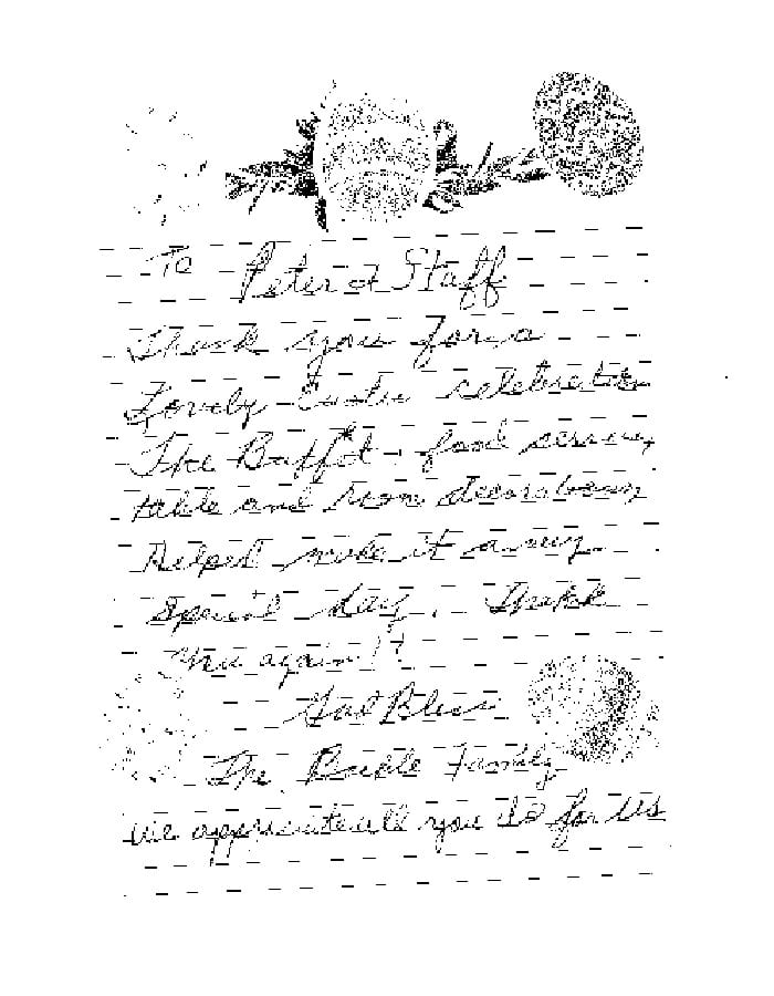 A testimonial written by the Beetle Family